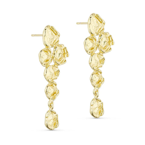 Pure 45974 Josie long post earrings Gold