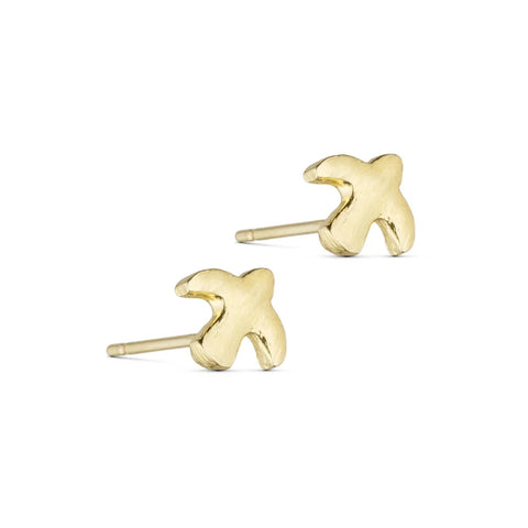 Pure 45976 Ava post earrings w. bird Gold