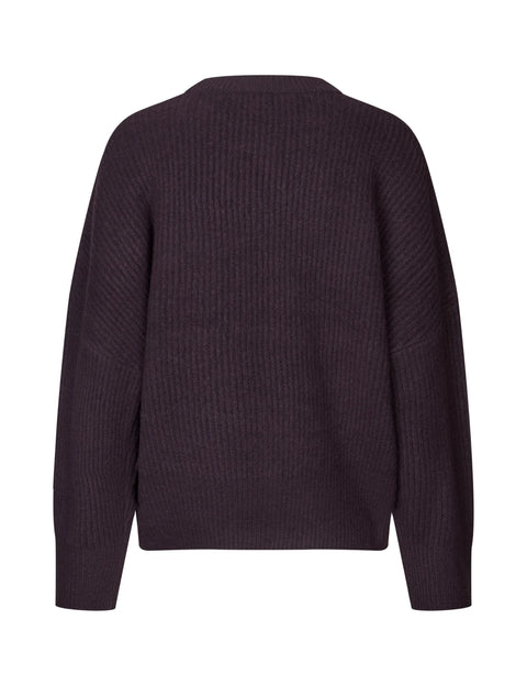 MBYM 46326994 Gillian Shyla Knit In Z04 Dark Deep Purple