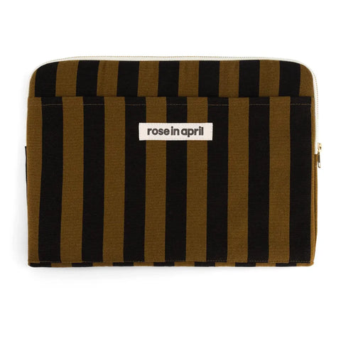 Rose In April Laptop Sleeve 13/14' Octave Stripes Cumin