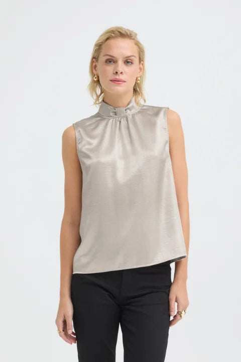 Pulz Festina Top In Macadamia