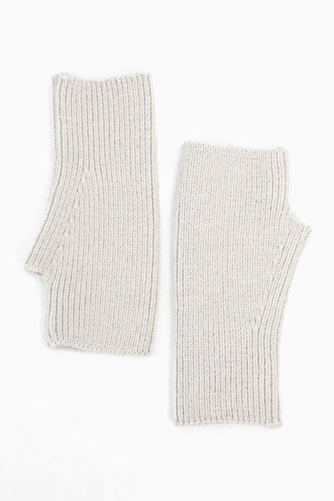 Miss Shorthair 5027LG Dylan Light Grey Ribbed Wrist Warmers
