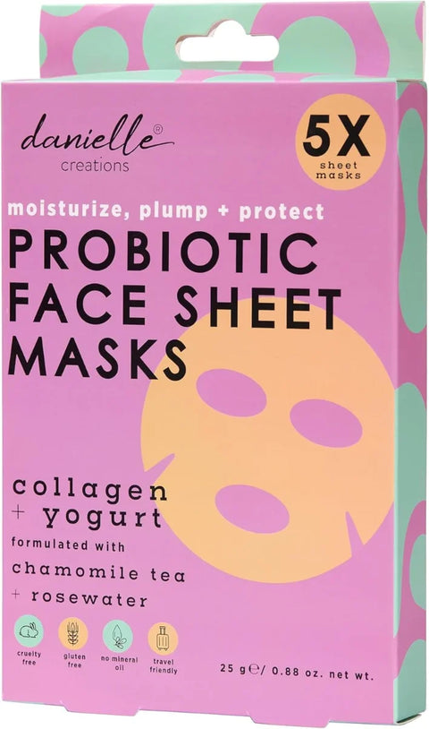 Danielle Creations DC8706PBS Danielle Probiotic Face Mask x 5 Pack