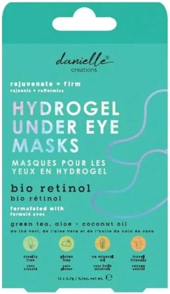Danielle Creations DC8711BRHN 5 Pair Hydrogel Under Eye Masks - Bio Retinol 5 X Pair Under