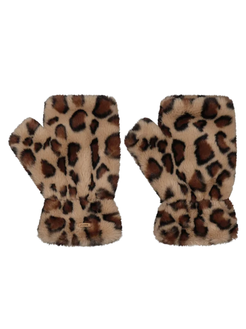 Barts Britamu Fingerless Gloves print brown