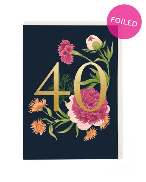 Cath Tate Cards CDF1481 40 Age Card