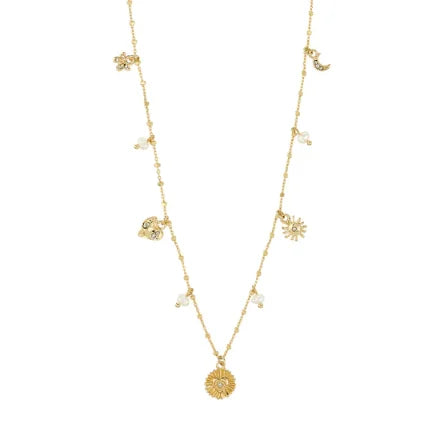 Pilgrim 602612001 Mylan Necklace Gold-Plated