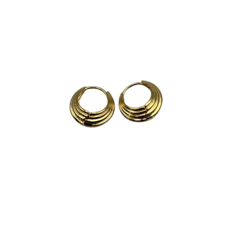 Sixton London 60s Style Mini Hooped Earrings