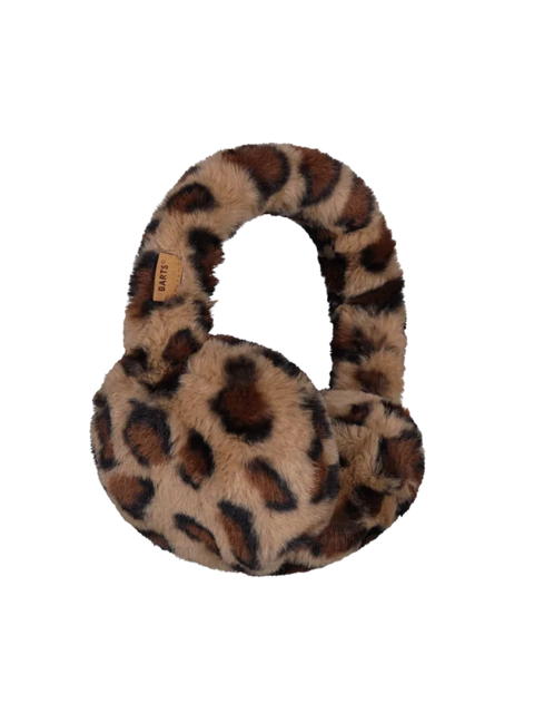 Barts Big Fur Earmuffs print brown