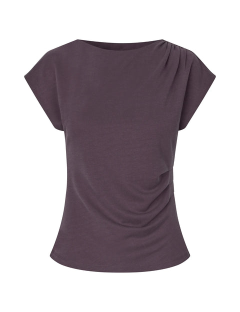 MBYM 62321235 Banky Bosko Luxe T-shirt In V69 Deep Purple