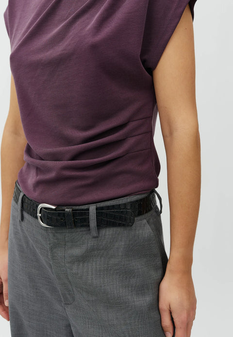 MBYM 62321235 Banky Bosko Luxe T-shirt In V69 Deep Purple