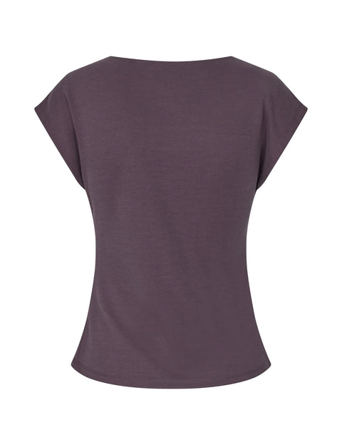 MBYM 62321235 Banky Bosko Luxe T-shirt In V69 Deep Purple