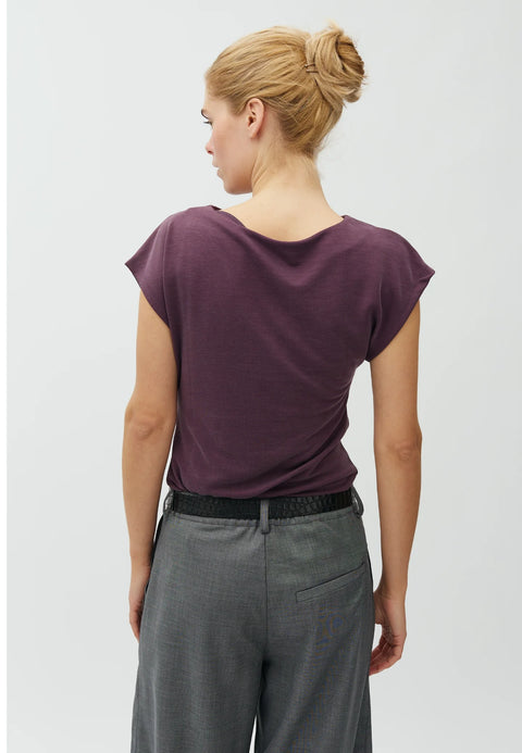 MBYM 62321235 Banky Bosko Luxe T-shirt In V69 Deep Purple