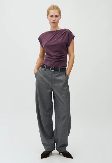 MBYM 62321235 Banky Bosko Luxe T-shirt In V69 Deep Purple