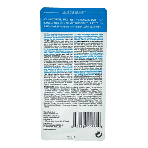 Masque LB00865 Hydro Gel Aqua Eye Mask