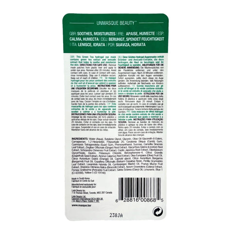 Masque LB00868 Hydro Gel Green Tea Eye Gel Patch