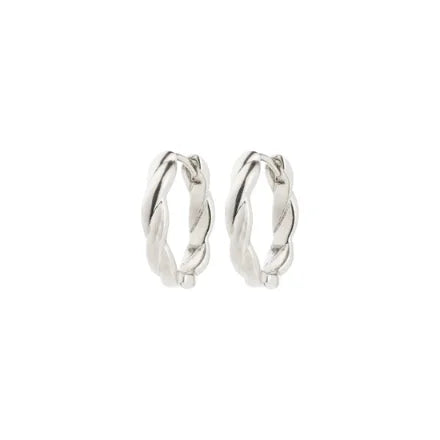 Pilgrim 632536003 Declan Earrings Silver-Plated