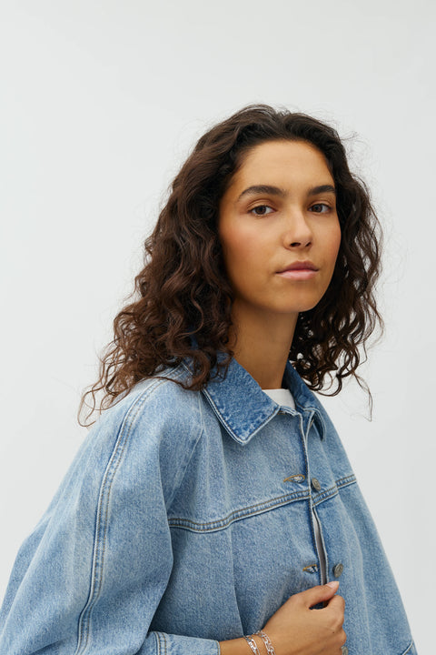 MBYM 64391289 Corot FABTR099V61 Jacket In V61 Light Blue Brushing