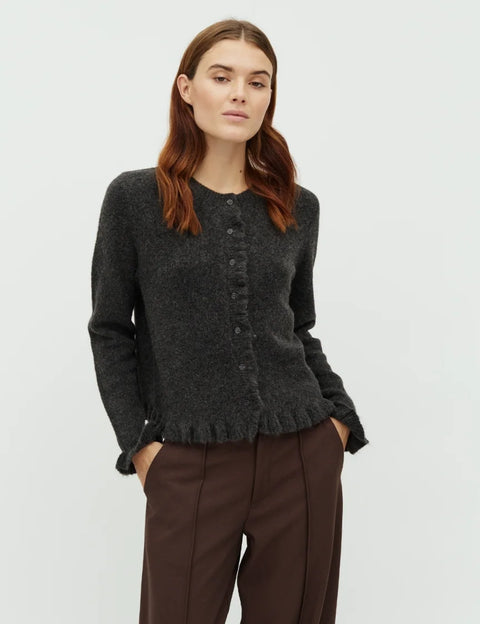 MBYM 64641209 Celandia Chagall Knit In 671 Dark Grey Melange