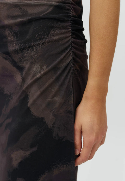 MBYM 64871271 Anselm Sumie Mesh Dress In Y63 Sumie Java Print