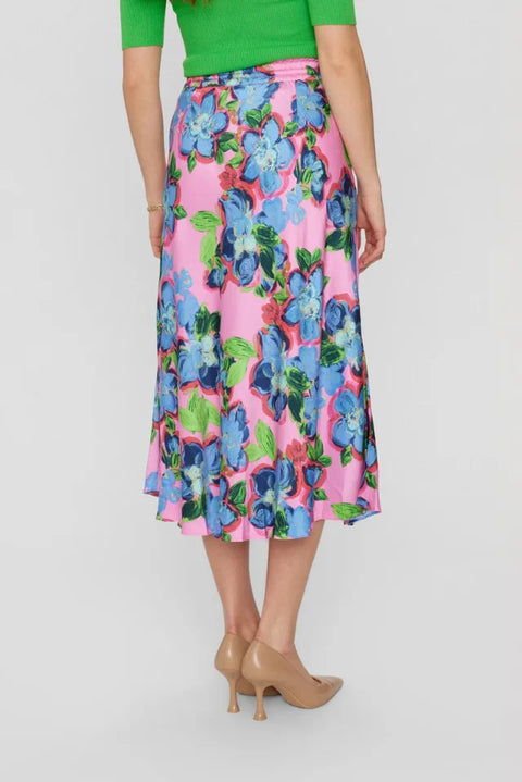 Numph Gabby Skirt In Fuchsia Pink