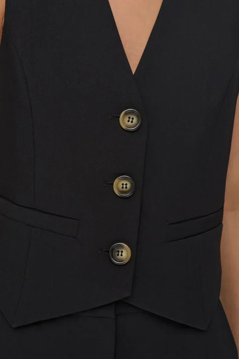 Numph Almut Vest In Caviar