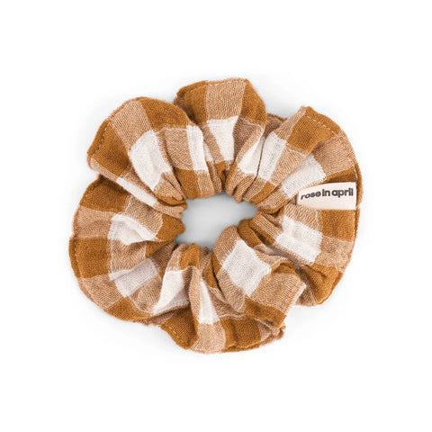 Rose In April Scrunchie Vichy Caramel