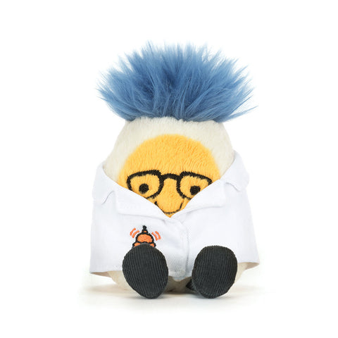 Jellycat A6BERS Amuseables Boiled Egg Scientist Outfit