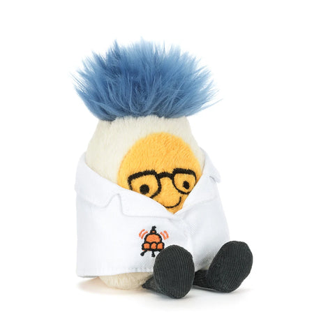 Jellycat A6BERS Amuseables Boiled Egg Scientist Outfit
