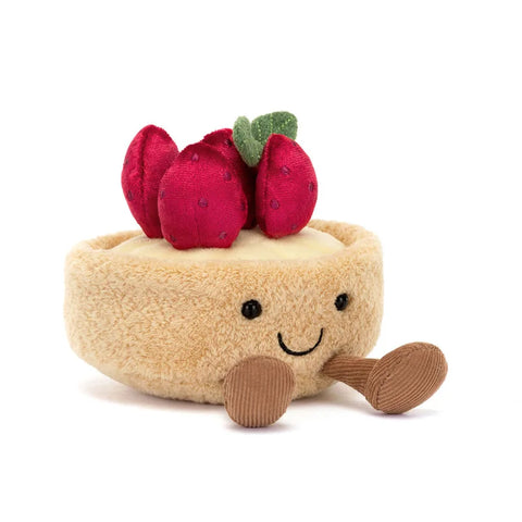 Jellycat A6TAF Amuseables Fleurette Tarte Aux Fraises