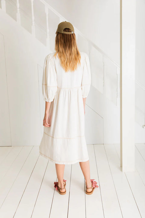 Bonté Adriane Dress In Ecru