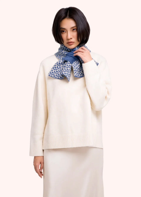 Powder AGA2 Agatha Scarf In Denim Mix