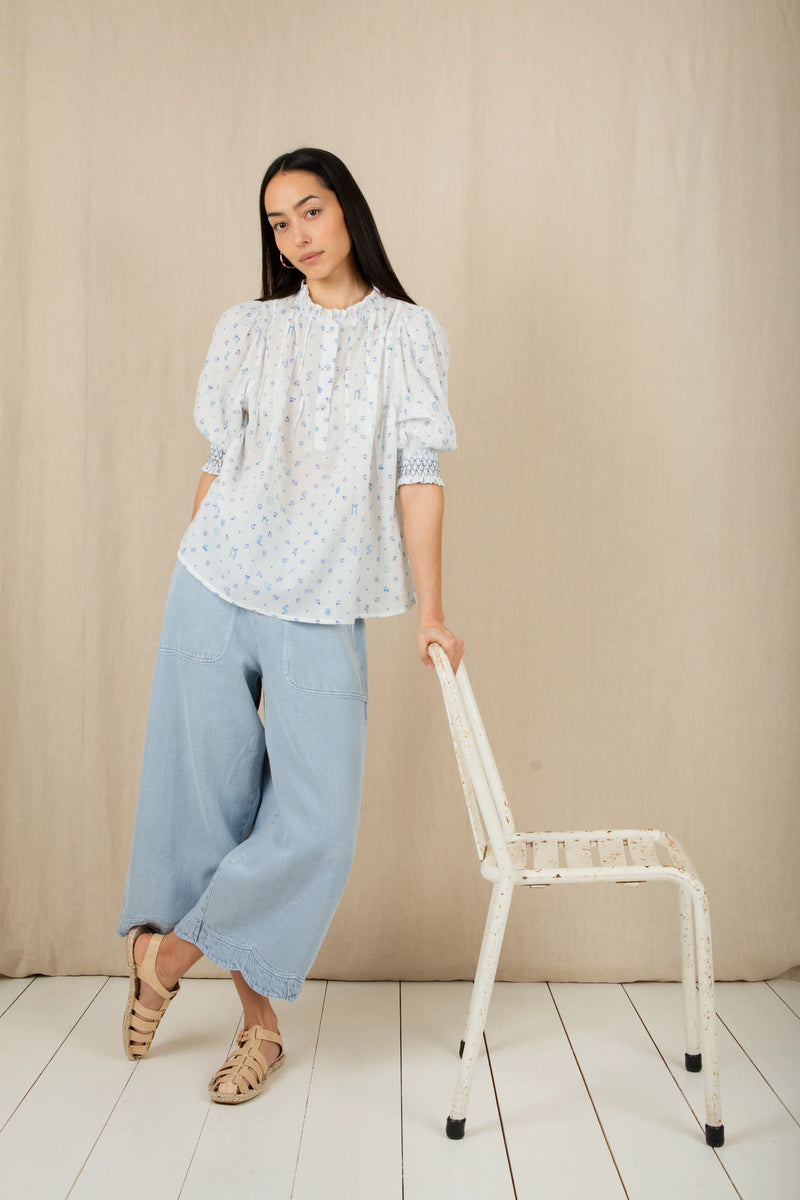 Bonte Aide Trouser In Ice Blue– Escape Boutique Whitley Bay