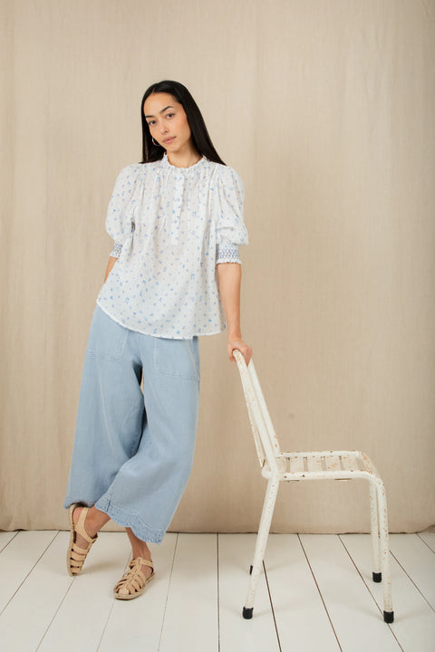 Bonte Aide Trouser In Ice Blue