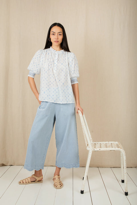 Bonte Aide Trouser In Ice Blue