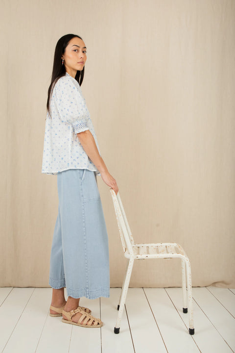 Bonte Aide Trouser In Ice Blue