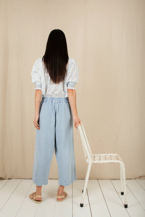 Bonte Aide Trouser In Ice Blue