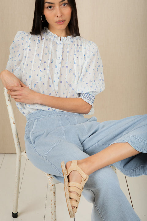 Bonte Aide Trouser In Ice Blue