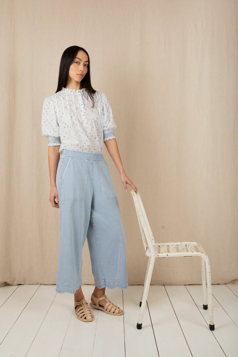 Bonte Aide Trouser In Ice Blue