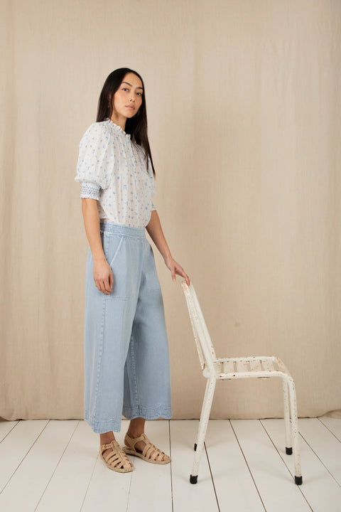 Bonte Aide Trouser In Ice Blue