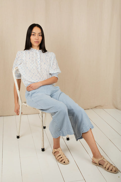 Bonte Aide Trouser In Ice Blue