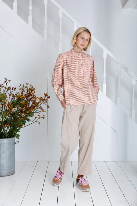 Bonte Anais Shirt  In Cinnamon/Blush