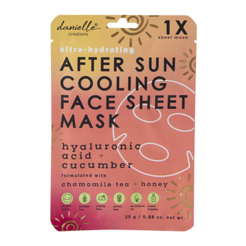 Danielle Creations DC8706ASHN Danielle 1 pc After Sun Cooling Maskwith hyaluronic acid + cucumber