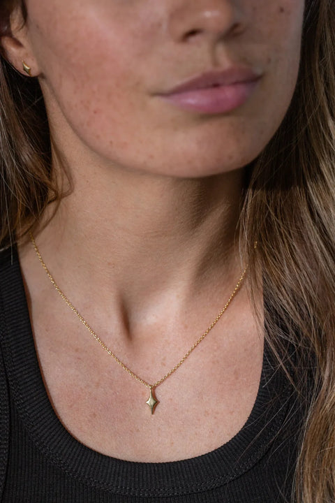 One & Eight 2447 Gold Aurora Necklace
