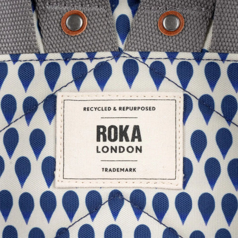 Roka London Bantry B Denim Rain Recycled Canvas Small BANTBSRCIDR