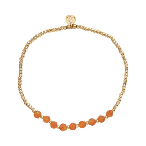 A Beautiful Story BL23379 Proud Carnelian Bracelet GC