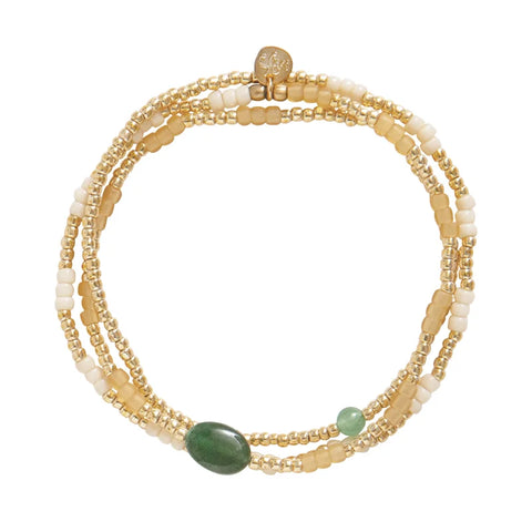 A Beautiful Story BL23398 Energetic Aventurine Bracelet GC