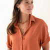 A Beautiful Story BL23432 Flourish Carnelian Necklace GC