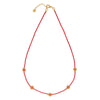 A Beautiful Story BL23432 Flourish Carnelian Necklace GC