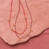A Beautiful Story BL23432 Flourish Carnelian Necklace GC